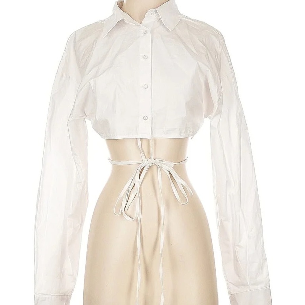 Lioness long sleeve cropped blouse
